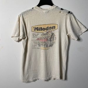 Vintage Milodon Shirt – White – XS